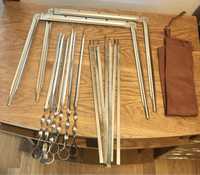 Шампури шпажки металеві для мангала  казан
