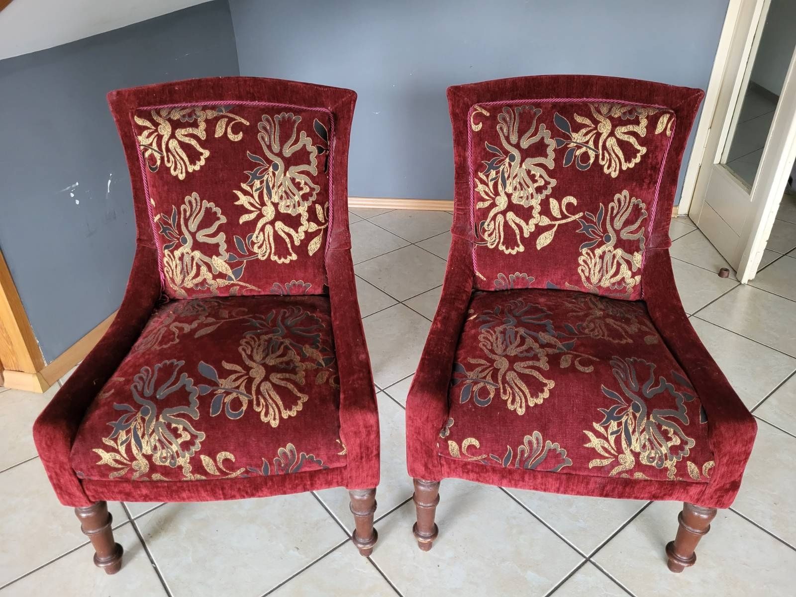 Meble eklektyczne/ ludwikowskie 2 fotele+sofa+stół