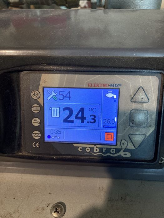 Sterownik pieca cobra z podajnikiem na ekogroszek