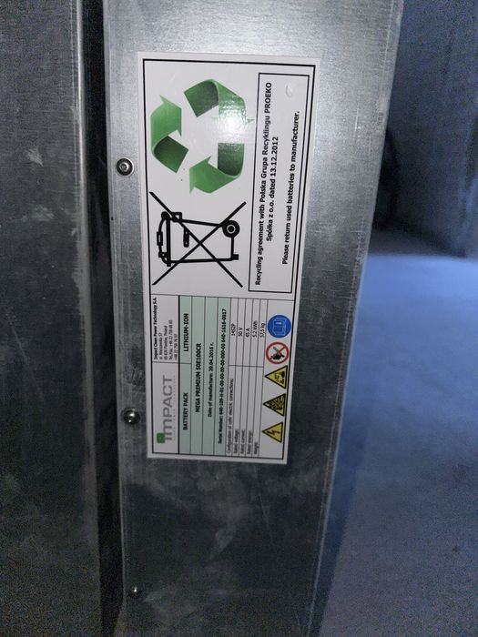 Акумуляторний модуль Li-ion 50V 5.2kWh  14S2P (Факт 5.5kWh)