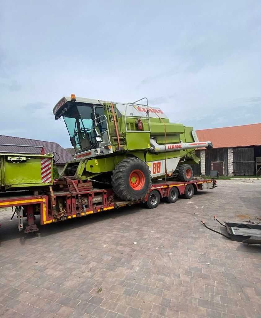 Transport niskopodwoziowy  KOMBAJNY KOPARKI Maszyny Budowlane