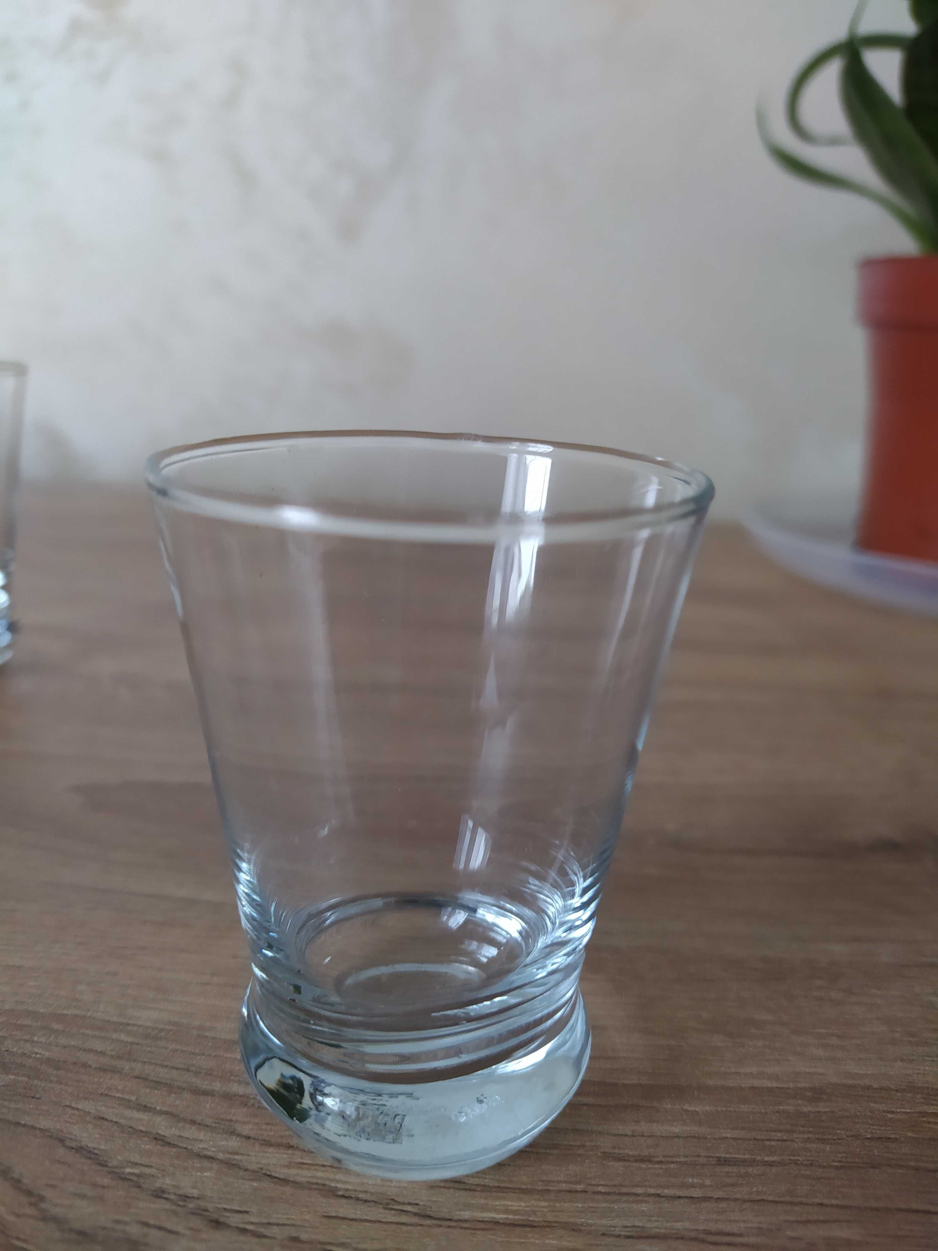 Szklane kieliszki proste 6x50 ml