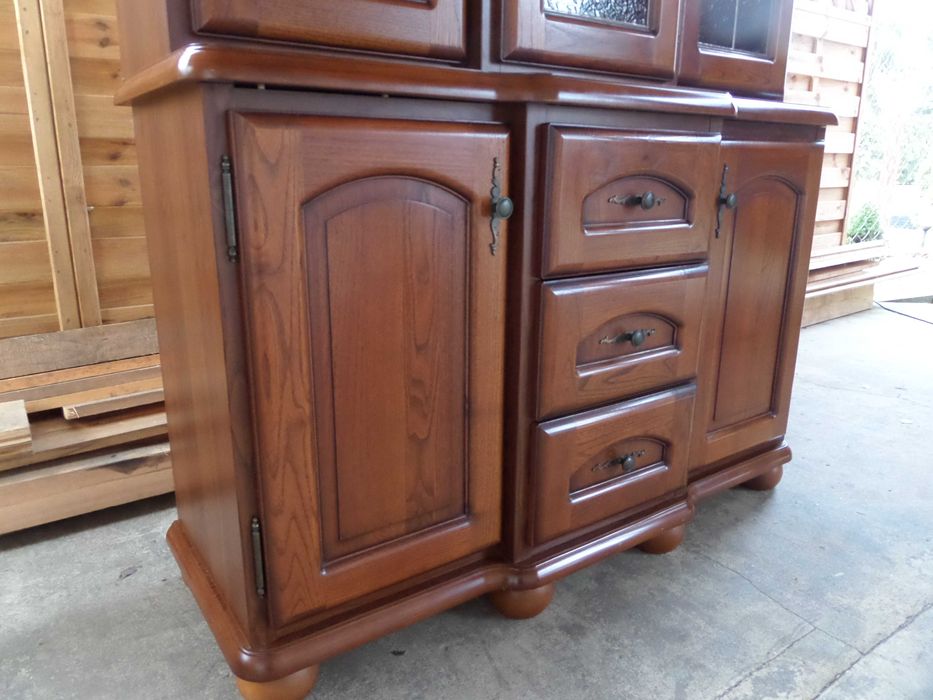 Kredens witryna brw BAWARIA kolor orzech stan bdb WYSYŁKA dowóz