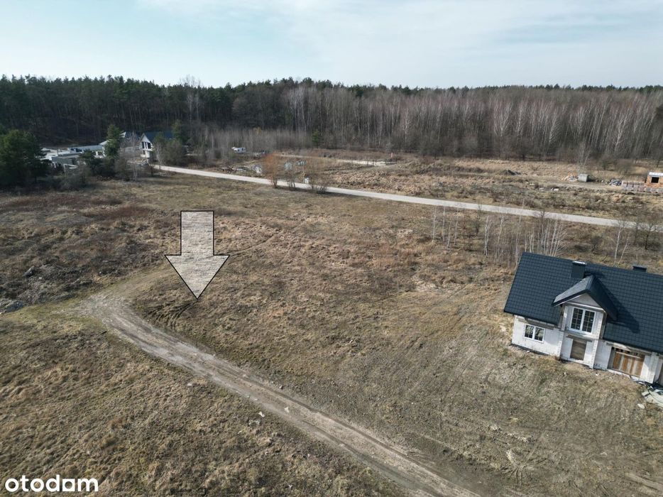 Piękna działka 985m2 w otulinie lasu. Słupno Marki