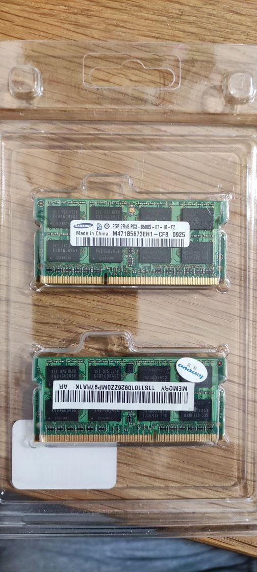 Pamięć RAM DDR3 1066MHz 2x2GB