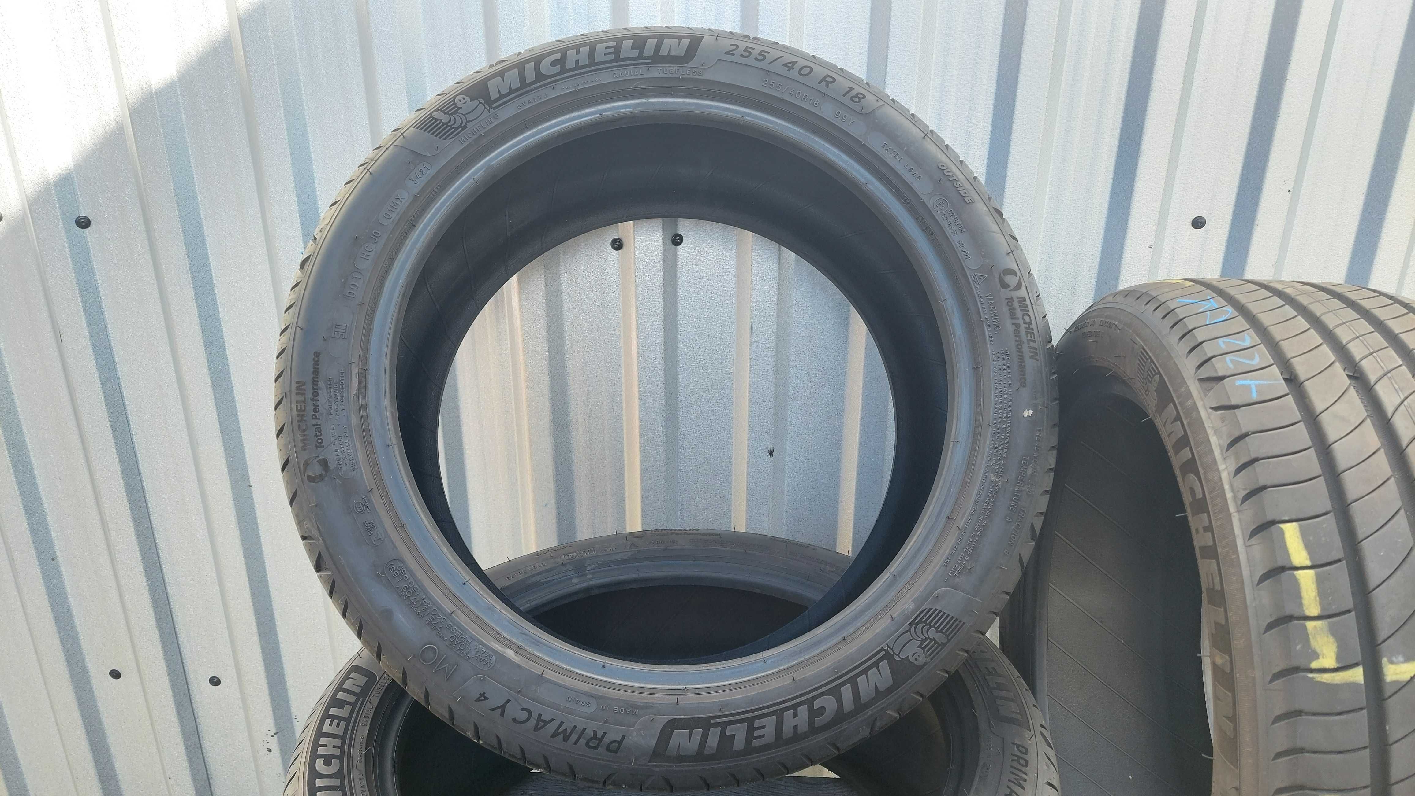 Opony letnie 225/45r18 95Y XL + 255/40r18 99Y XL Michelin Primacy 4 MO