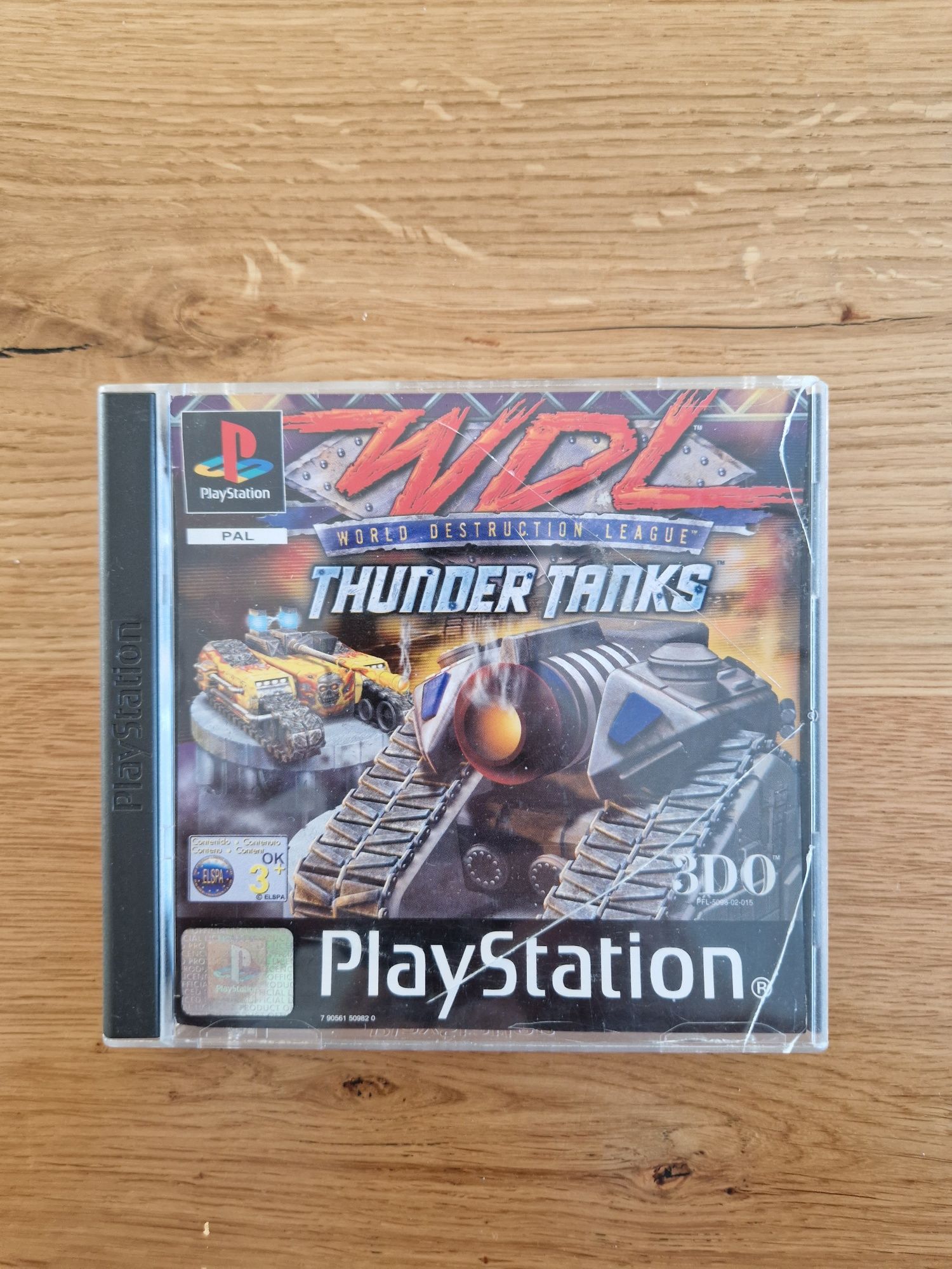 WDL Thunder Tanks ps1 psx playstation 3xang