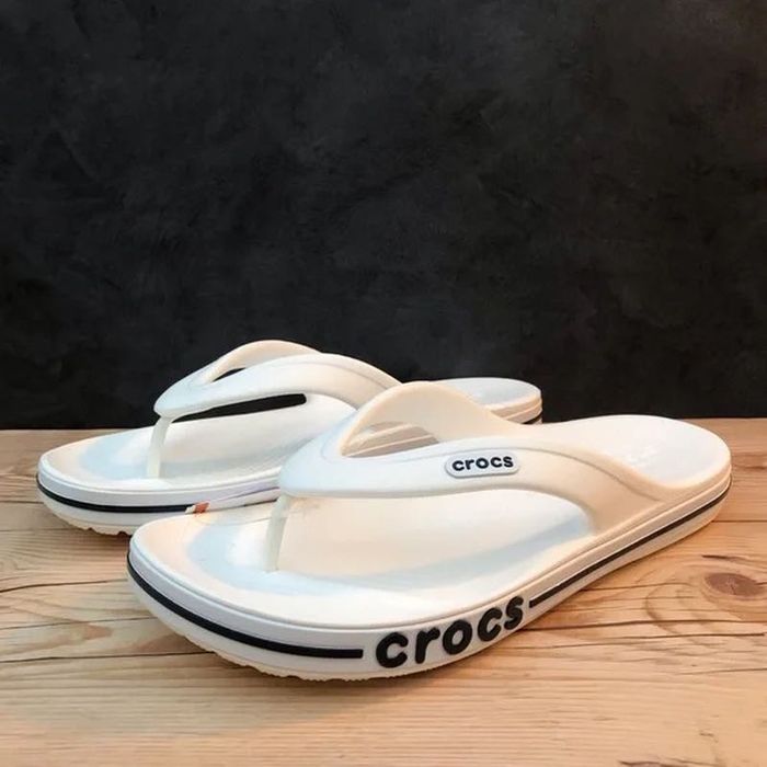 Crocs bayaband flip – білі, розмір 38 – легкі, стильні, на кожен день