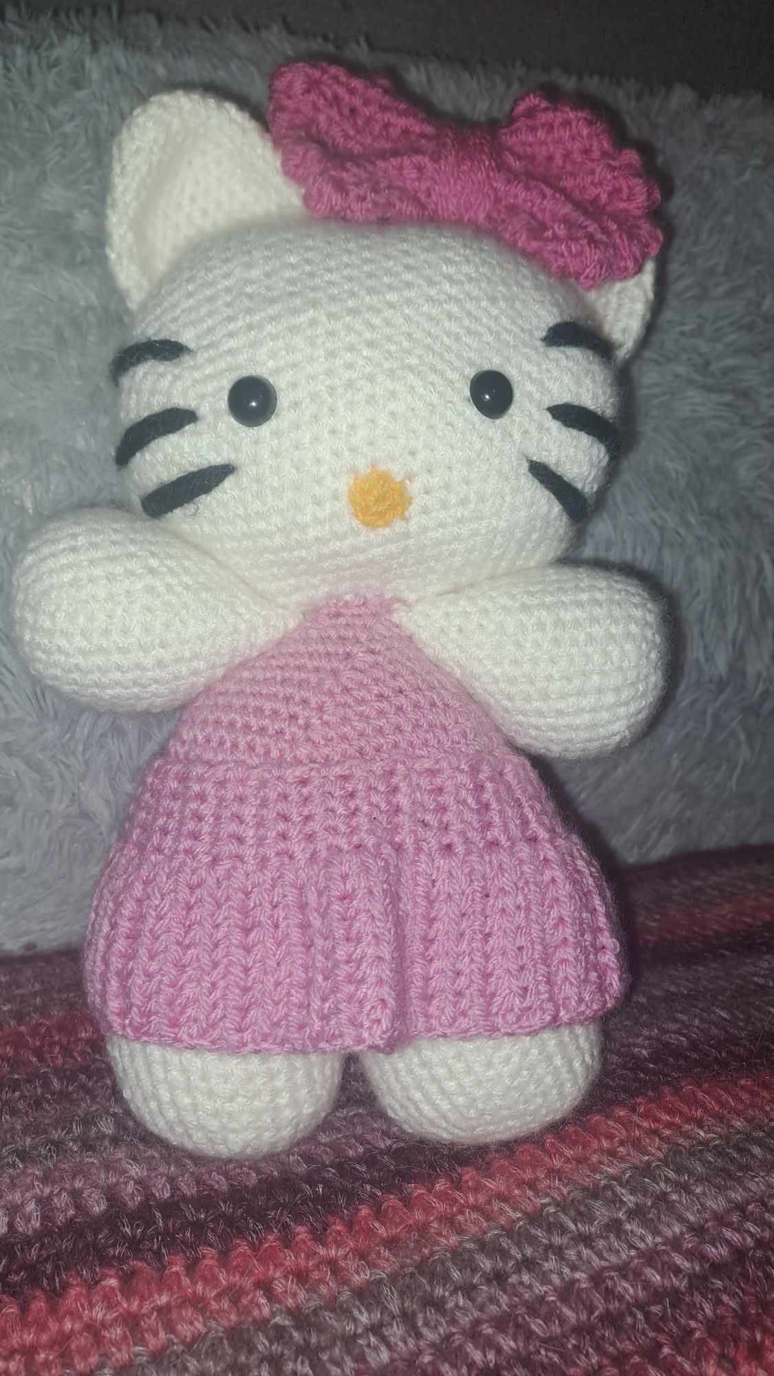 Hello Kitty na szydełku