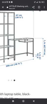 Secretária de metal IKEA