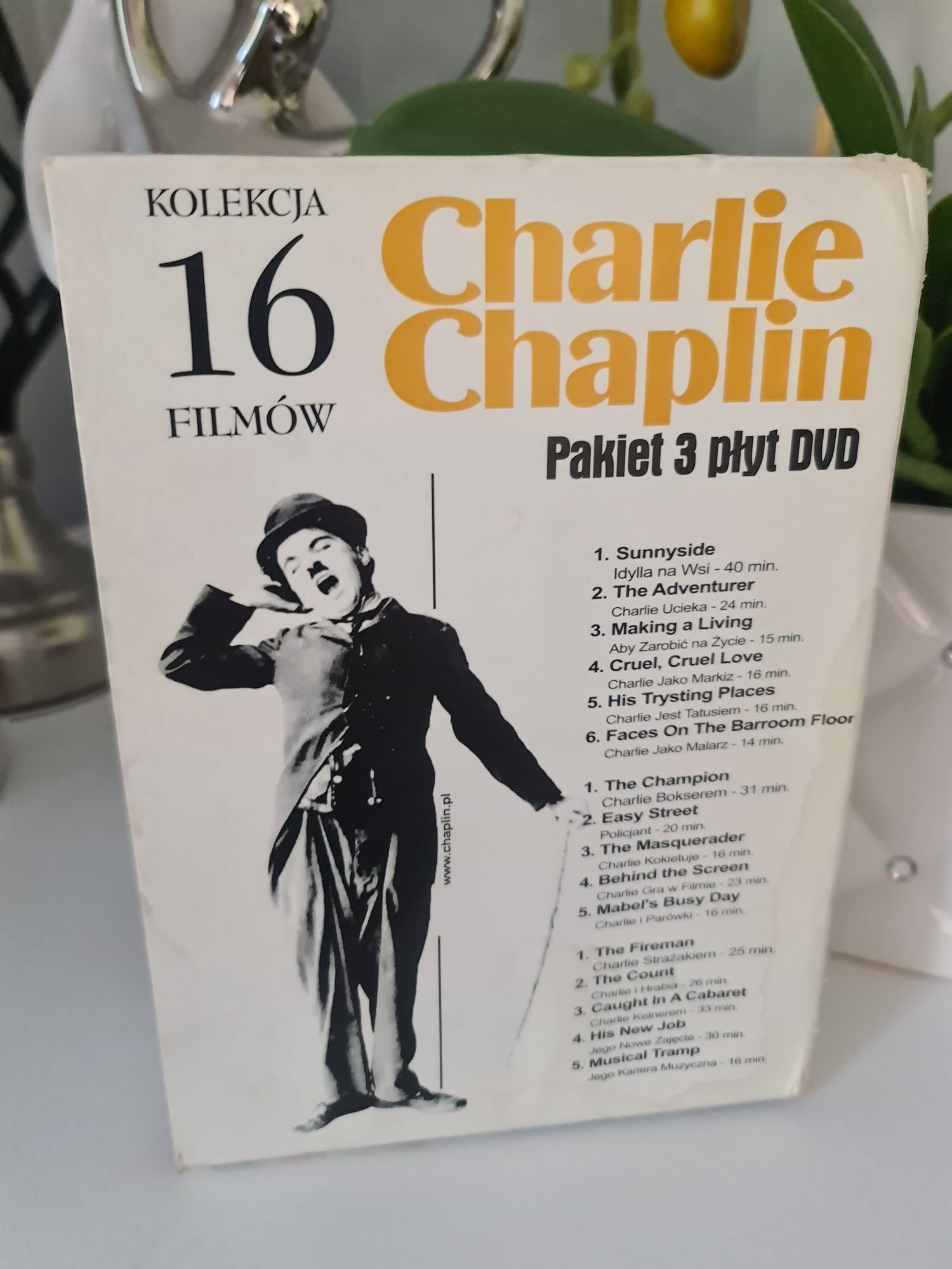 Charlie Chaplin 16 filmów 3 płyty DVD