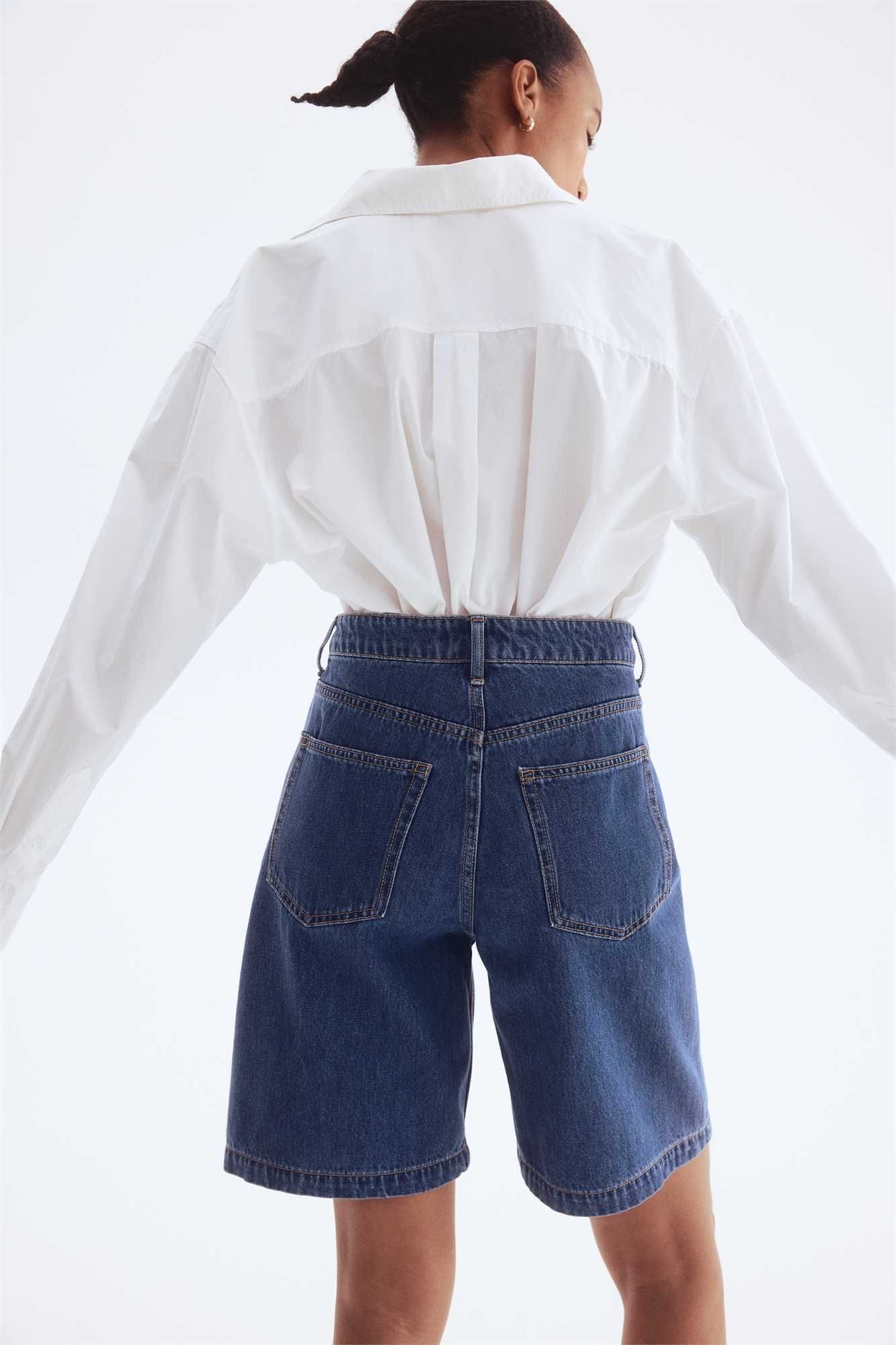 szorty bermudy 36 nowa kolekcja dżinsowe niebieskie jeans PROMOCJA