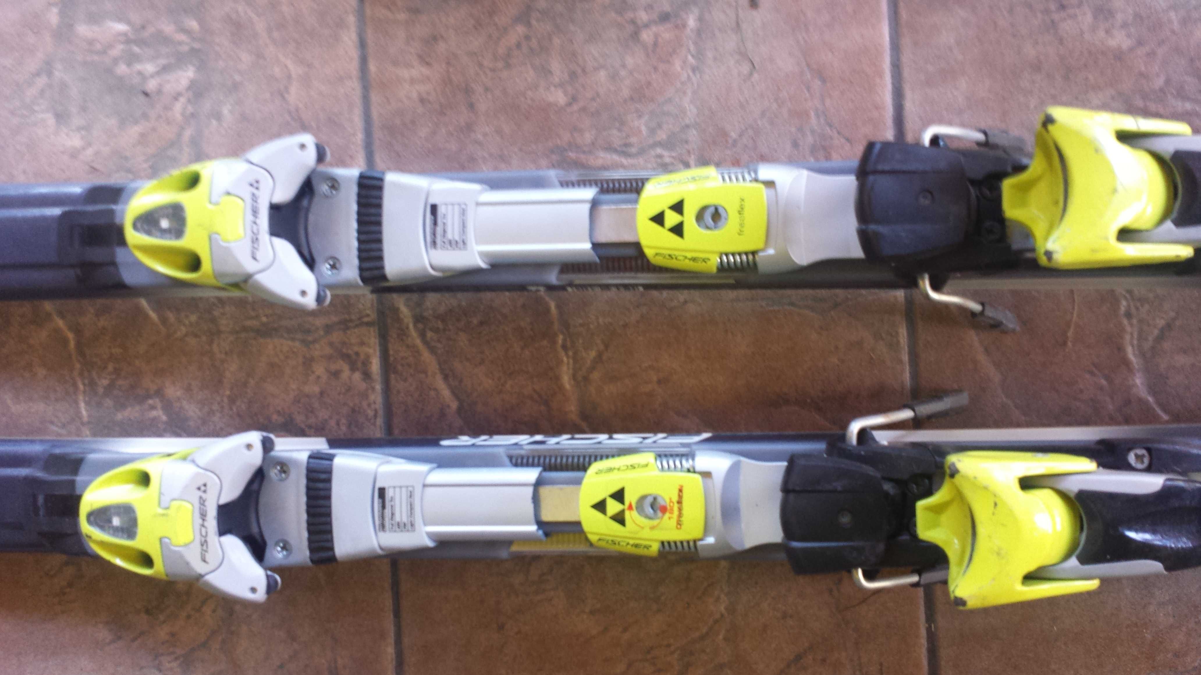 dobre  narty  fischer VC  ICE PRO AIRCARBON,  freeflex, wlokno weglowe