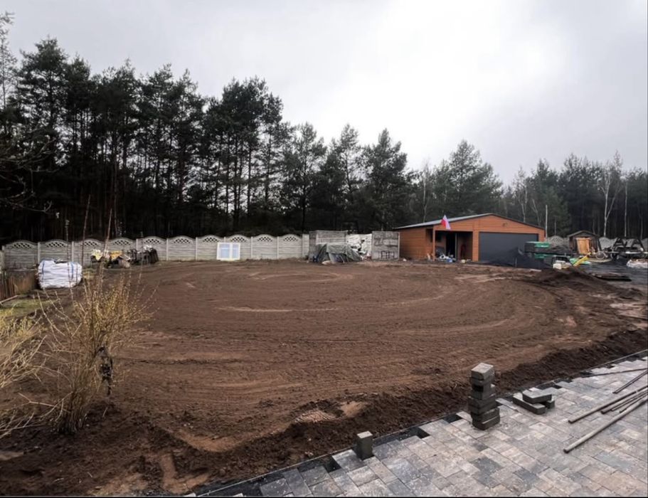 Przesiana ziemia pod trawnik