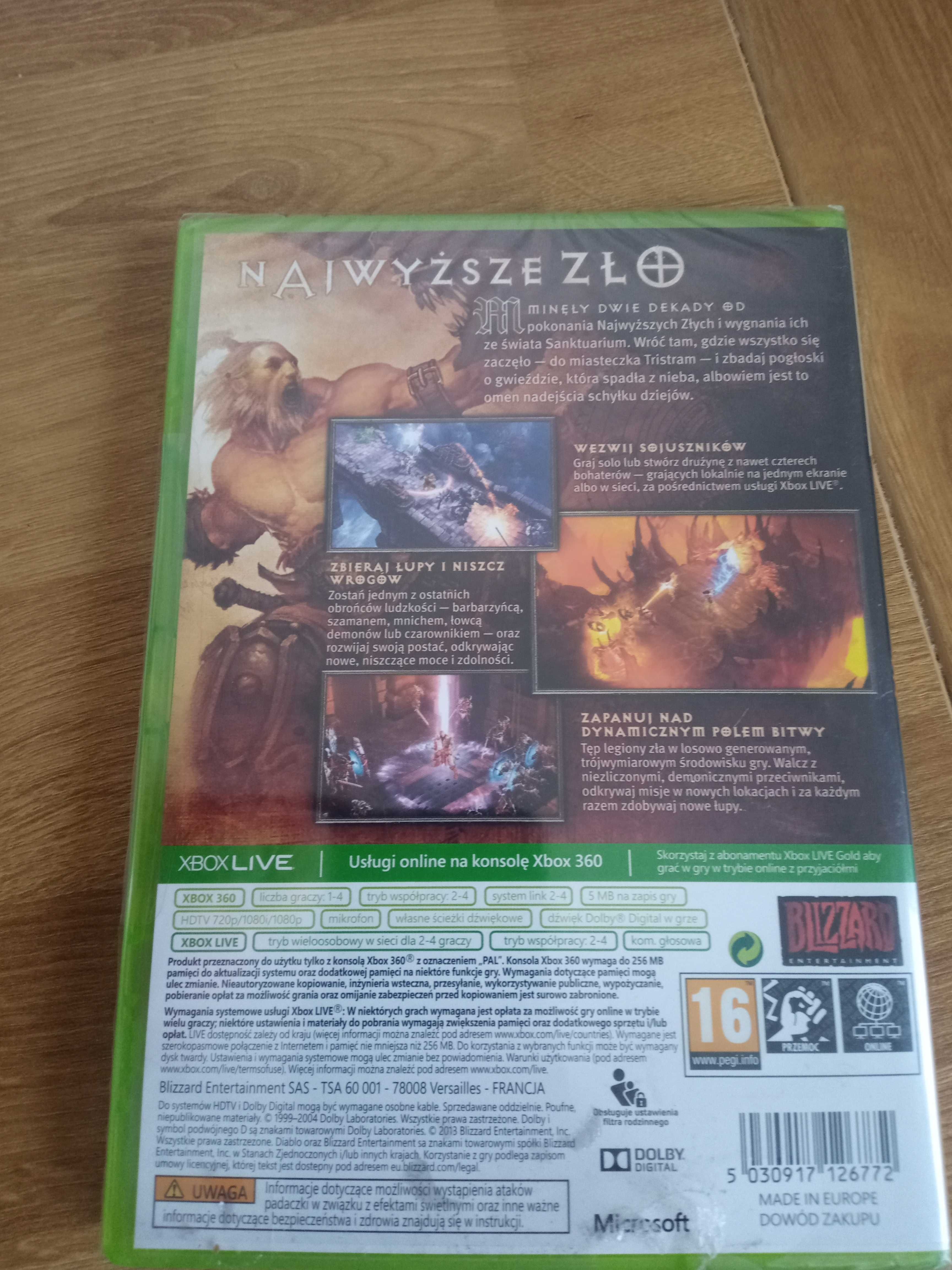 Diablo 3 Xbox 360 nowa