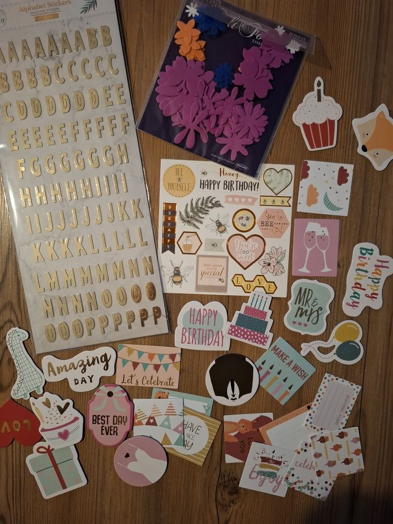 Skrapki, naklejki diamenciki scrapbooking