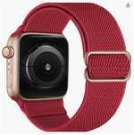 Pasek sportowy kompatybilny z zegarkami Apple Watch 38/40mm czerwony