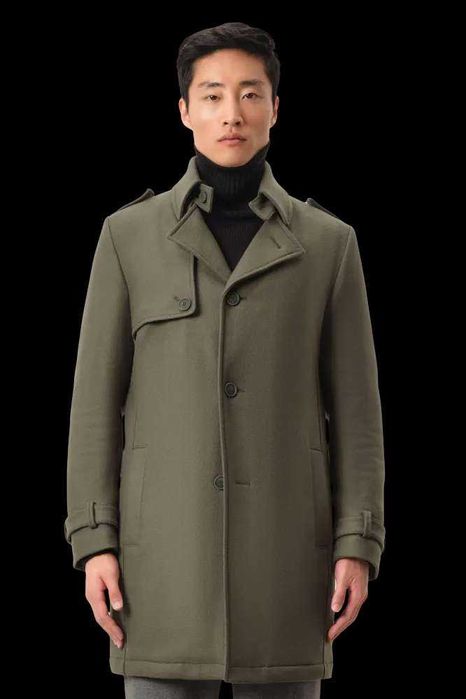 Чоловіче зимове шерстяне пальто, тренч Drykorn skopje trench