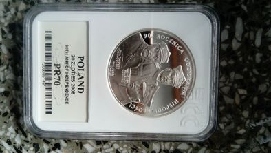 20 złotych 2008 r, 90 rocznica odzyskania niepodległości