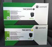 toner żółty, oryginalny do drukarek LEXMARK CS720, CS725, CX725