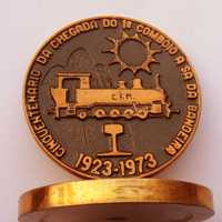 Medalha de Bronze Caminhos de Ferro Moçambique Chegada 1º Comboio 1973