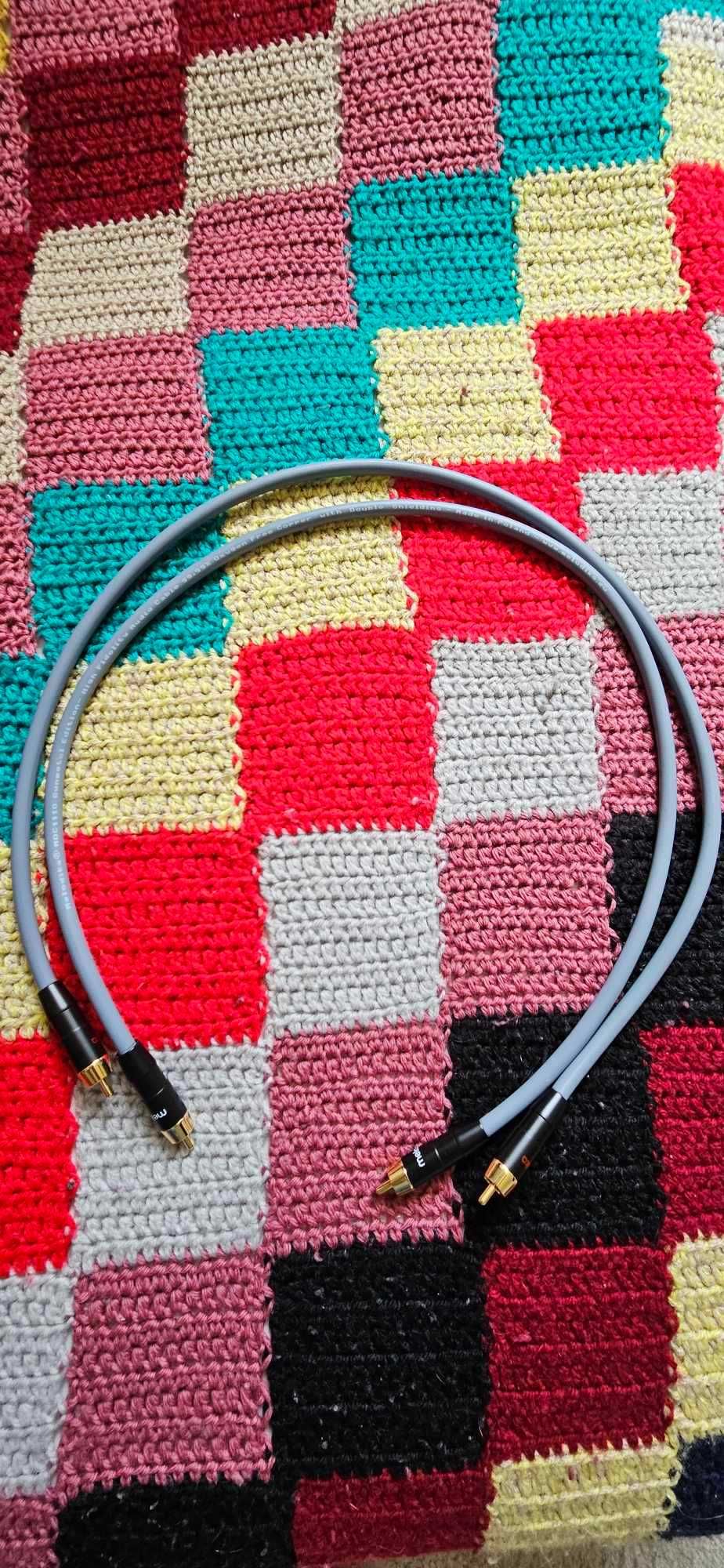 Melodika MD2R07G Kabel 2xRCA - 2x RCA Gunmetal - 0,75m