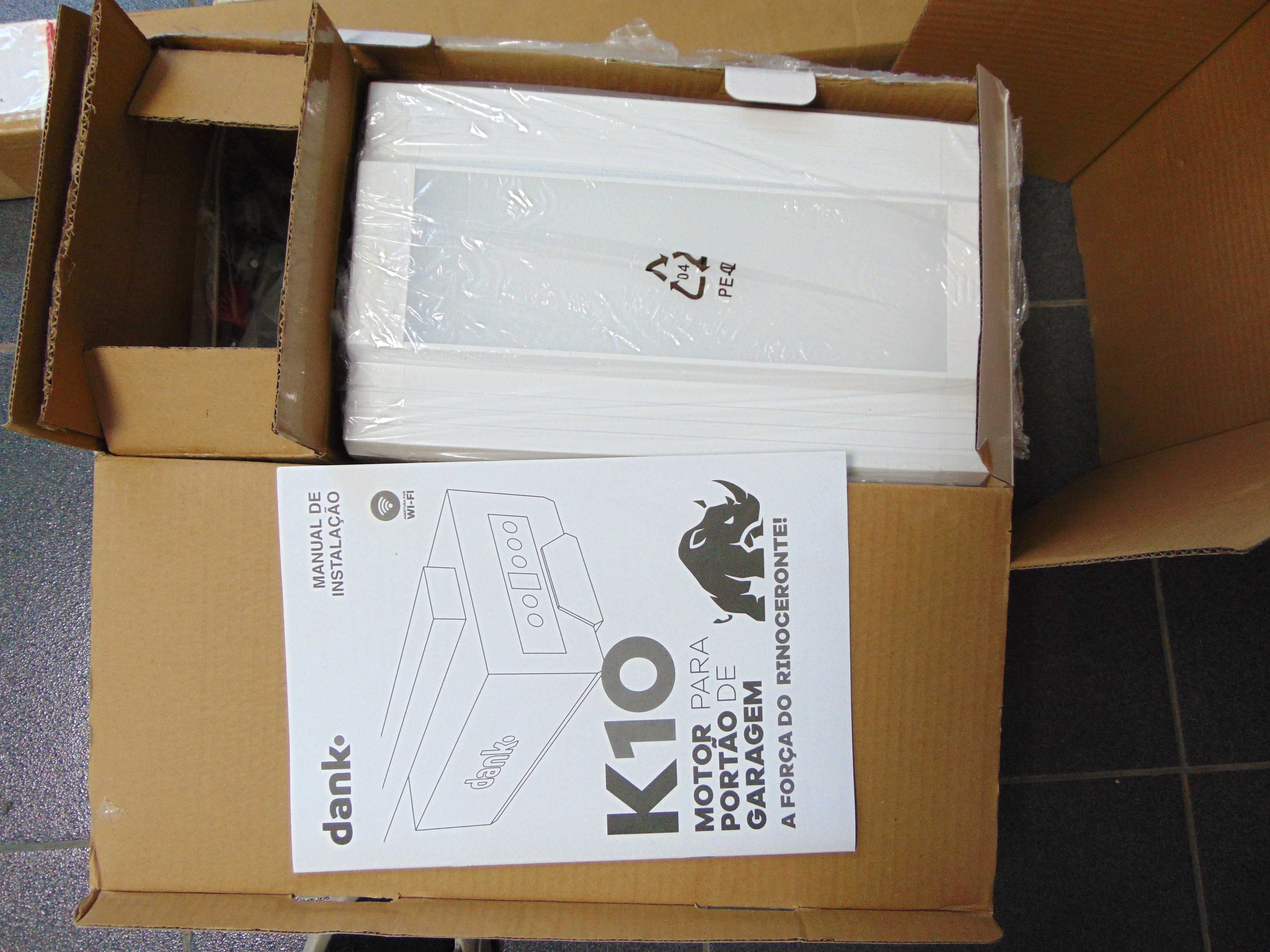Kit Dank K10 Motor com WI-FI | Automatismo Portões de Garagem / NOVO