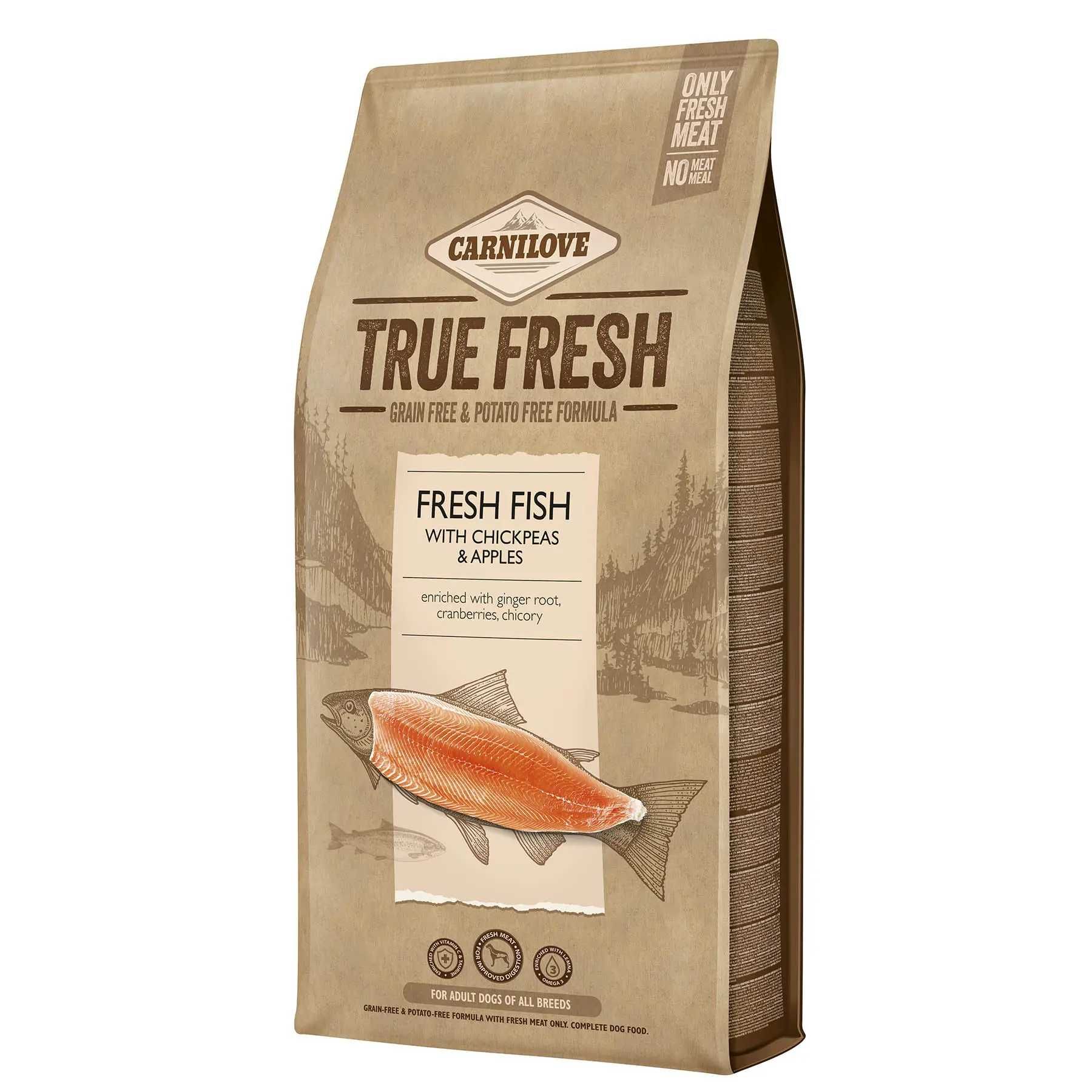 Сухий корм для собак Carnilove True Fresh FISH for Adult dogs риба