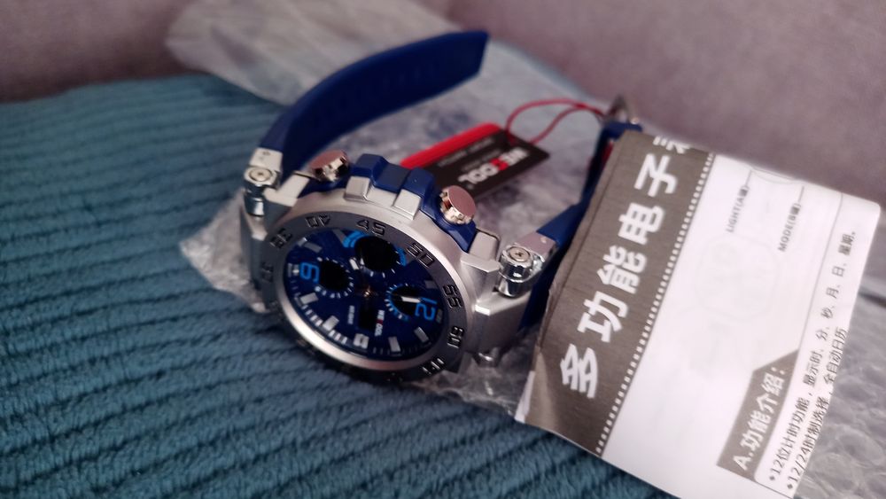 Годинник DualDisplay "WeeCool W-822" 5 bar (50 m)