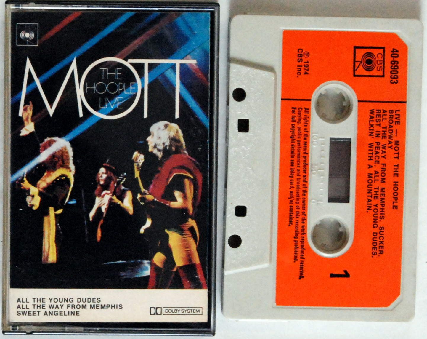 Mott The Hoople - Live (MC) I Wydanie 1974r.