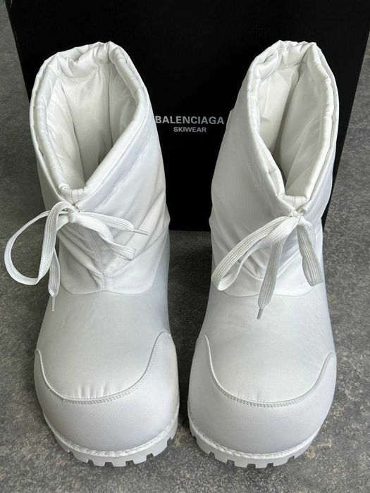 BALENCIAGA Alaska Ski Boots White ботинки буты белые чоботи білі 43 41