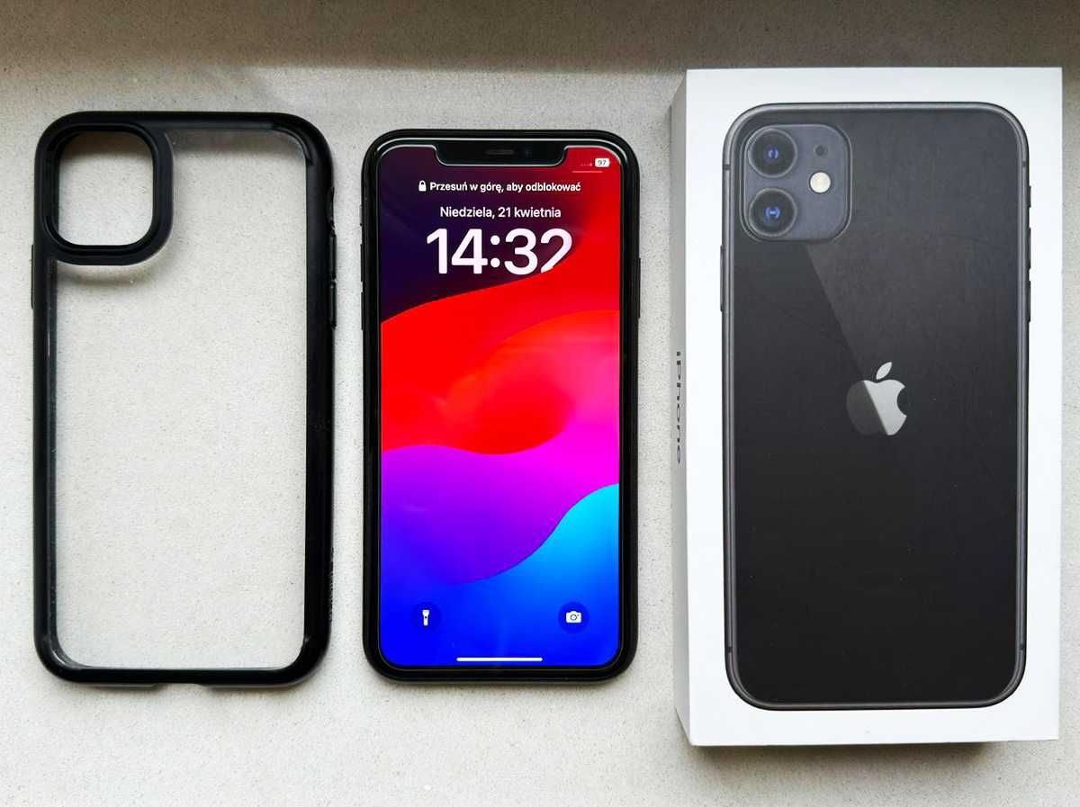 iPhone 11 64GB czarny STAN IDEALNY