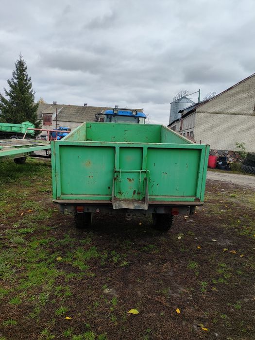 Przyczepa jednoosiowa, wywrotka, dwukolka