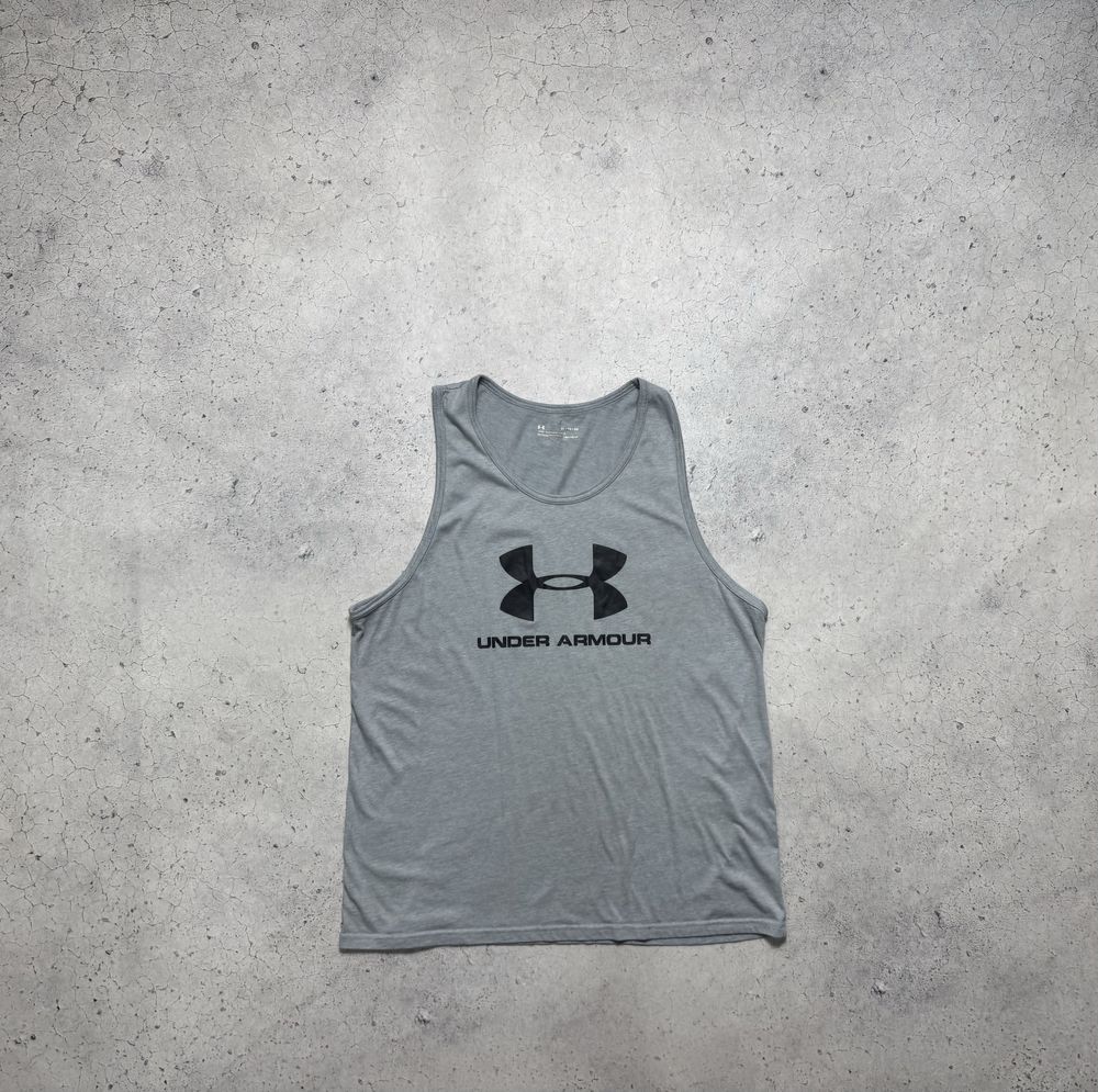 Мужская Майка Under Armour С Большим Логотипом Оригинал Идеал L-XL