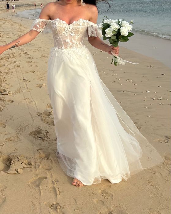 Suknia ślubna S 36 gorsetowa ZORYA salon Estera