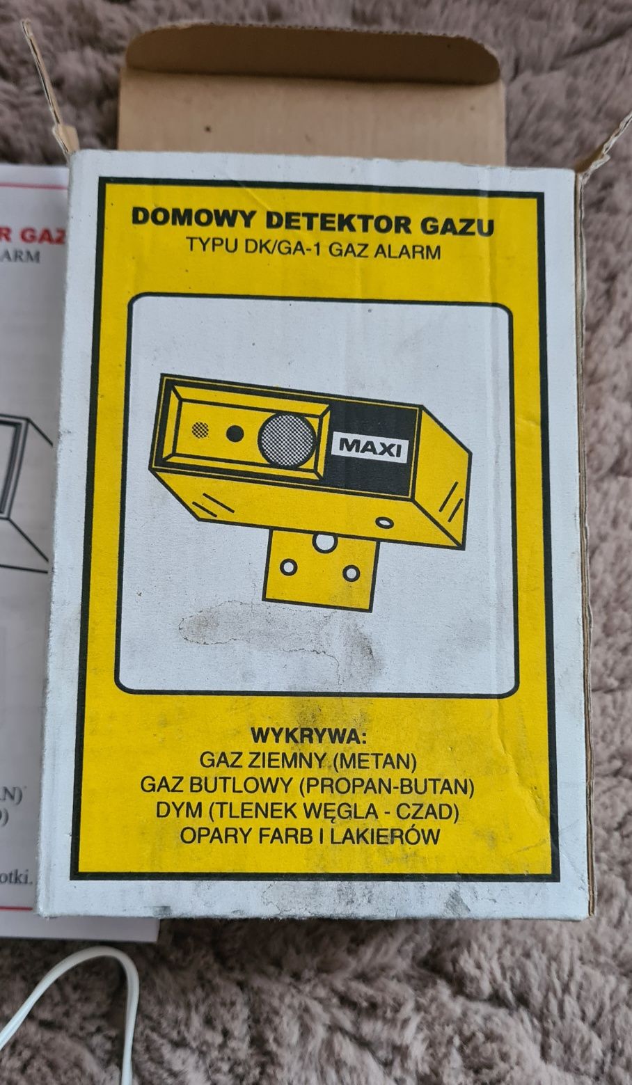 Domowy detektor czadu, gazu, oparów farb i lakierów