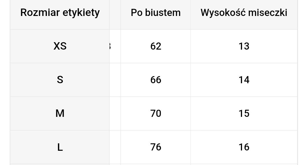 Strój kąpielowy. Rozm L/ 80C
