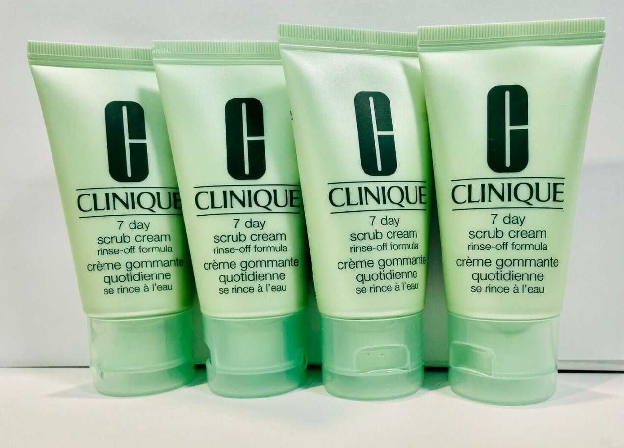 Clinique 7 day scrub cream rinse-off formula - крем-скраб для лица
