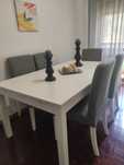 Mesa e cadeiras sala