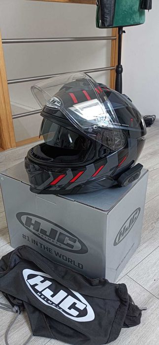Kombinezon motocyklowy +kask z interkom