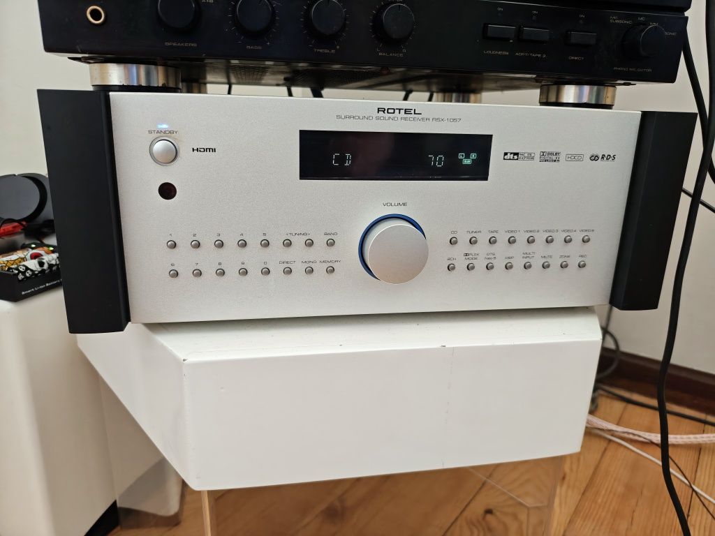 Amplificador AV Rotel RSX-1057 – Som Hi-Fi com Alma!
