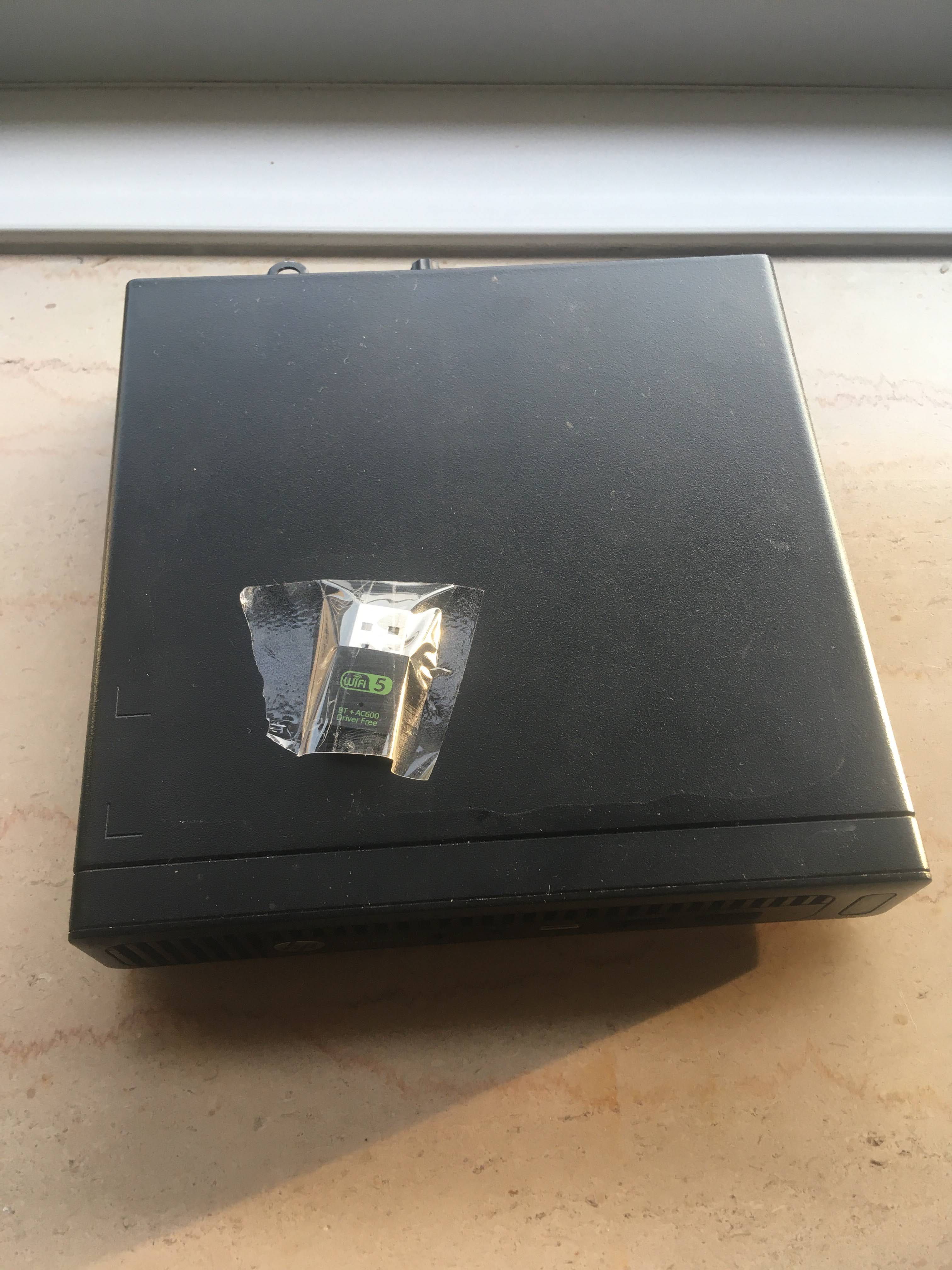 HP ProDesk 600 G2 DM (mini pc, 8GB RAM, 128GB disco, G3900T)