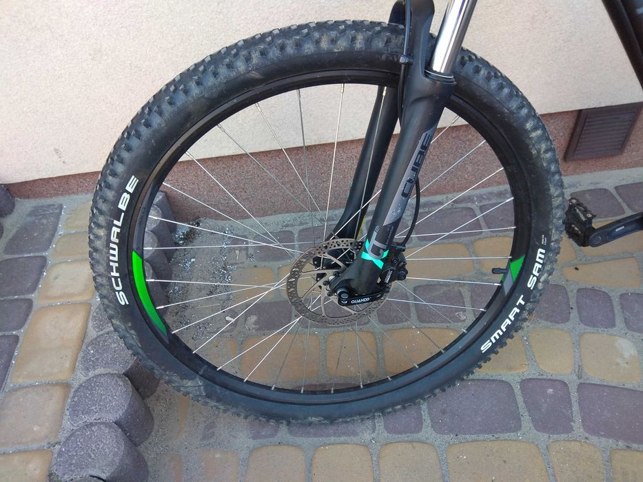 Rower MTB CUBE AIM PRO czarny rama 18 cali koła 27,5cala Shimano DEORE
