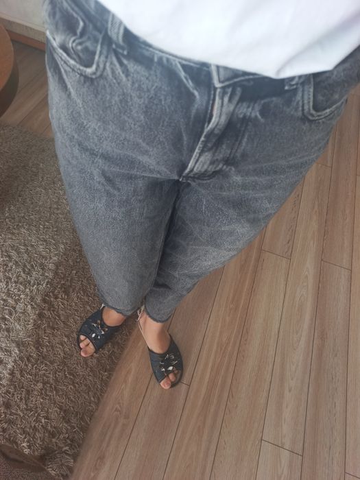 Spodnie Zara MomFit 7/8