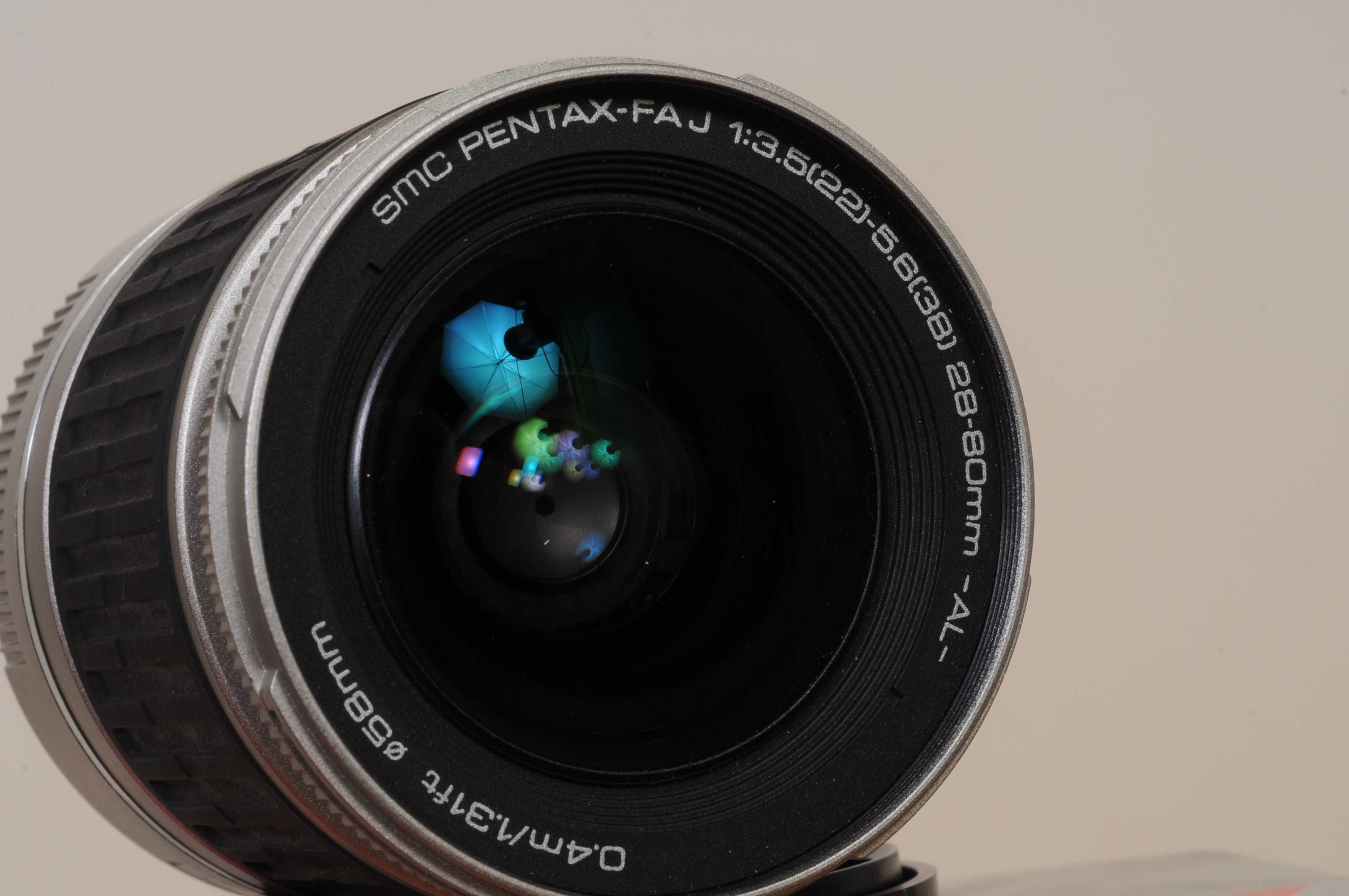 Zoom Pentax FA 28x80 + Falsh Metz P-TTl Para pentax. Novo, fatura.