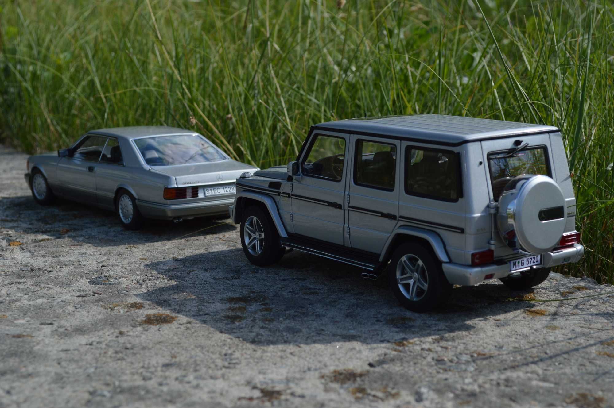 Модель авто мерседес G55 AMG Autoart