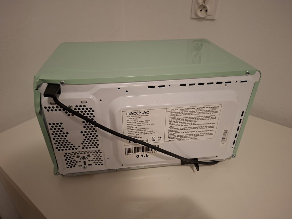 Mikrofalówka Cecotec Proclean 3110 Retro Jasny zielony