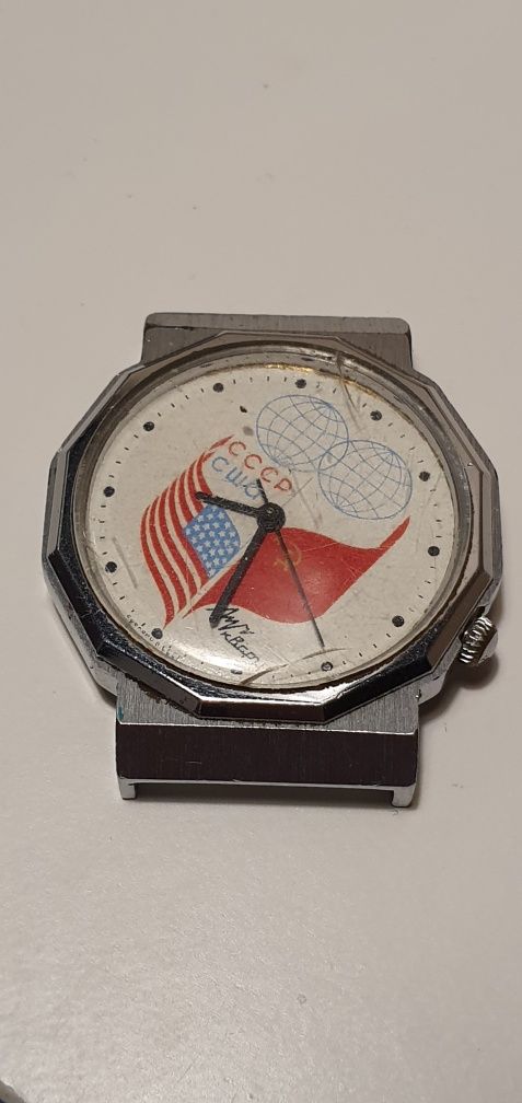 Łucz Luch kwarcowy - przyjaźń USA - USSR - dla kolekcjonera