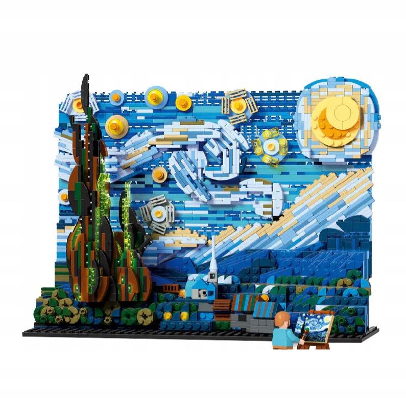 Klocki Van Gogh Starry Night Gwieździsta Noc - 1830 pcs