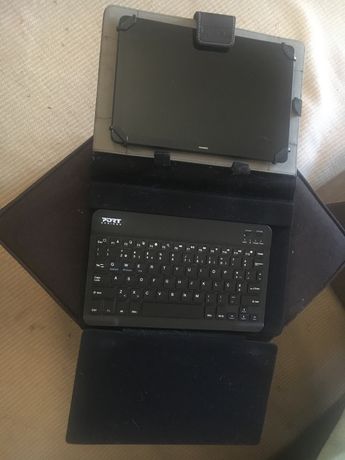 Capa e teclado para tablet